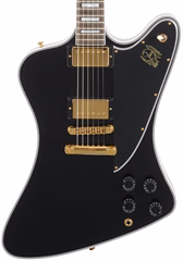 Gibson Custom Firebird Custom w/ Ebony Fingerboard Gloss Ebony - Elektrická gitara