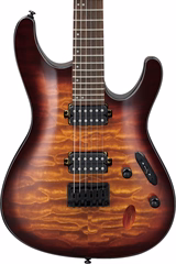Ibanez S621QM Dragon Eye Burst - Elektrická gitara