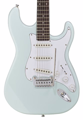 G&L Tribute S-500 Sonic Blue RW (použité) - Elektrická gitara