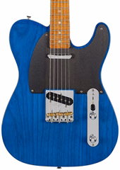 Fender Custom Shop American Custom Telecaster NOS Sapphire Blue Transparent - Elektrická gitara