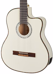 Ortega RCE145WH - Klasická elektroakustická gitara