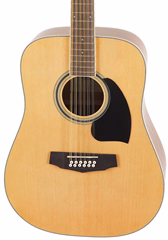 Ibanez PF1512 Natural - Dvanásťstrunová akustická gitara