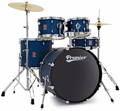 Premier Revolution 22" 5pc Drum Kit Blue Stardust - Súprava bicích