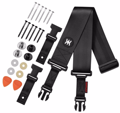 Amumu SNAPLOCK PRO Black - Gitarový popruh