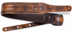 Taylor Fountain Leather strap Weathered Brown (použité) - Gitarový popruh