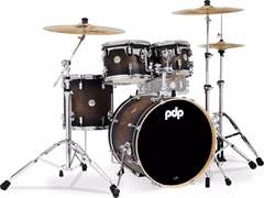 PDP Concept Maple 4 Piece Studio Set Satin Charcoal Burst Laquer - Súprava bicích