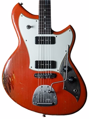 Novo Serus J FINISH OVER FINISH Fiesta Red over 64 3-Tone Burst - Elektrická gitara
