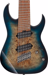 Ibanez RGMS8PB Cosmic Blue Starburst (Zánovné) - Elektrická osemstrunová gitara