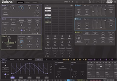 U-HE Zebra 3 - Softvér