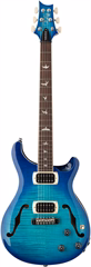 PRS SE Flat Back Hollowbody I Piezo Lake Blue - Semiakustická gitara