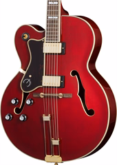 Epiphone Broadway LH Wine Red - Ľavoruká semiakustická gitara
