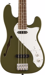 Fender Squier Paranormal Precision Bass Thinline SJ LRL OLV - Elektrická basgitara