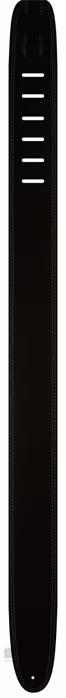 Perri's Leathers 175 Double Stitched Leather Black - Gitarový popruh