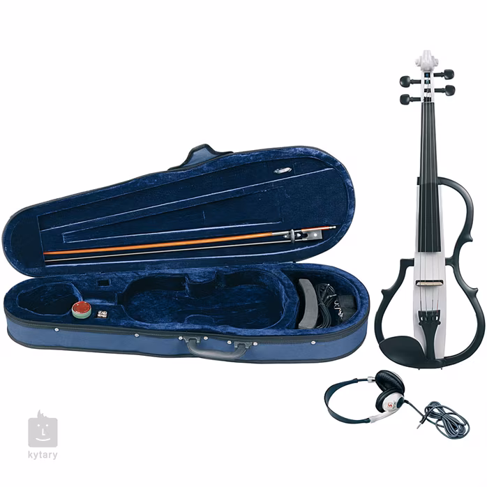 Gewa E-violin White finish - Elektrické husle