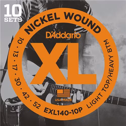 D'Addario EXL140-10P - Struny na elektrickú gitaru