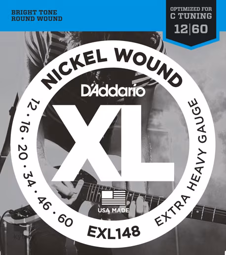 D'Addario EXL148 C Tuning - Struny na elektrickú gitaru