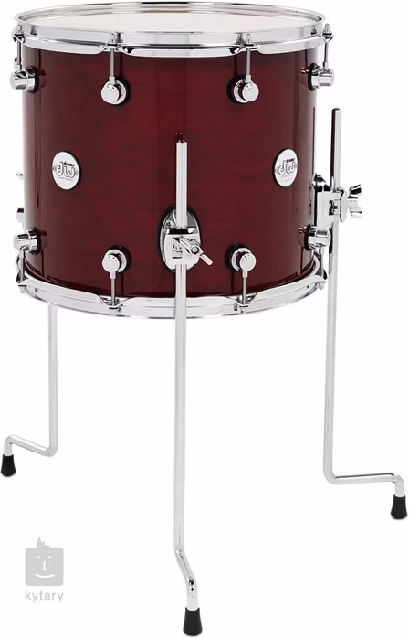 DW 18" x 16" Design Series Cherry Stain - Floor tom