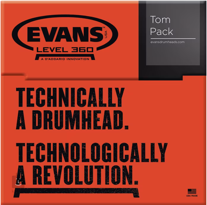 Evans Hydraulic Glass Rock set - Súprava blán na tomy