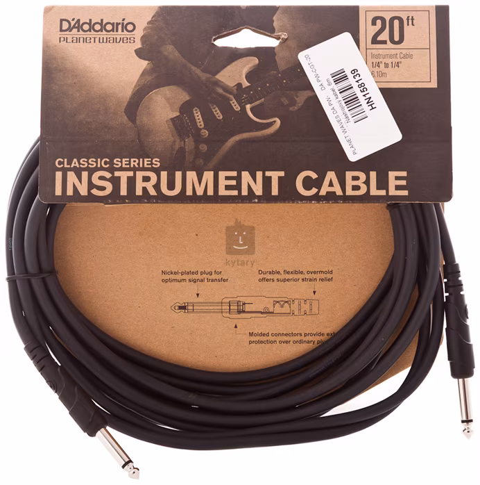 D'Addario PW-CGT-20 - Nástrojový kábel