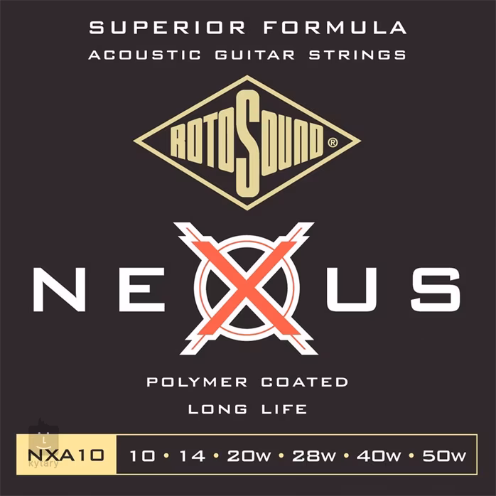 Rotosound NXA10 Nexus Acoustic - Kovové struny na akustickú gitaru