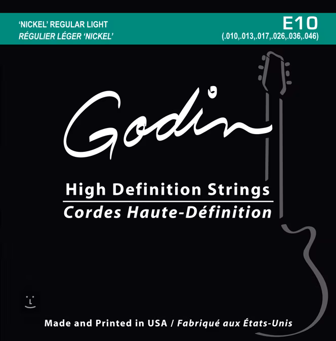 Godin E-10 Electric High-Definition Strings - Struny na elektrickú gitaru