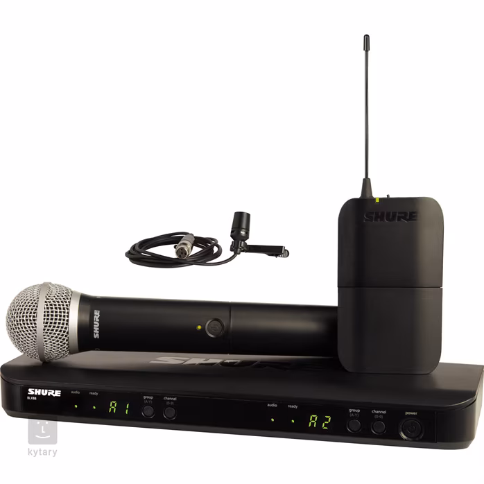 Shure BLX1288E/CVL K3E - Duálna bezdrôtová súprava