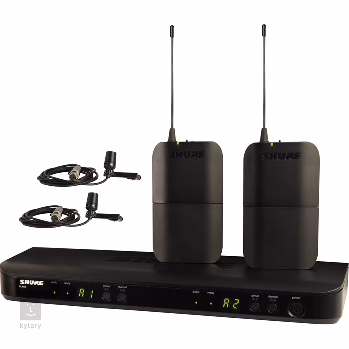 Shure BLX188E/CVL K3E - Duálna bezdrôtová súprava