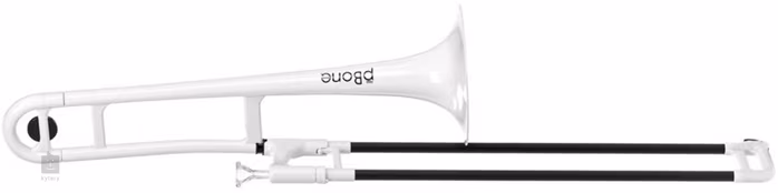 pBone Plastic Trombone White - Trombón
