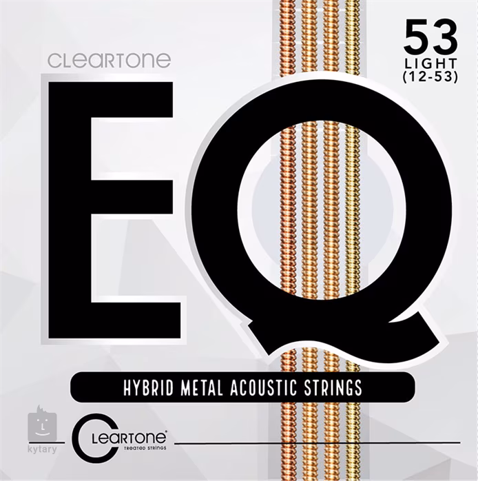 Cleartone EQ 12-53 Light - Kovové struny na akustickú gitaru