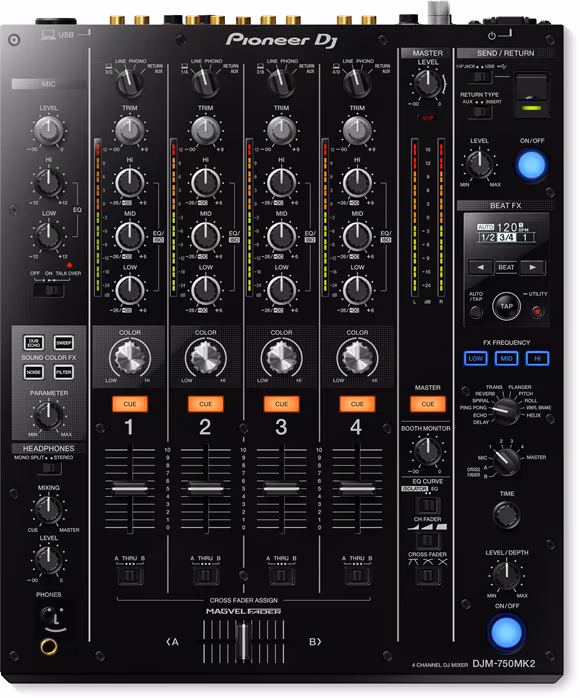 Pioneer DJ DJM-750 MK2 - Digitálny mixážny pult