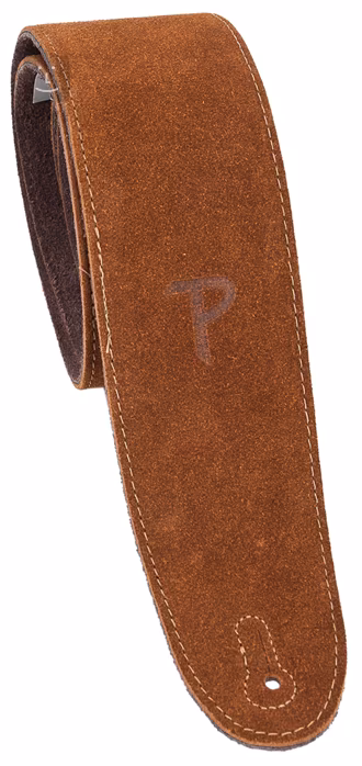 Perri's Leathers 200 Soft Suede Brown - Gitarový popruh