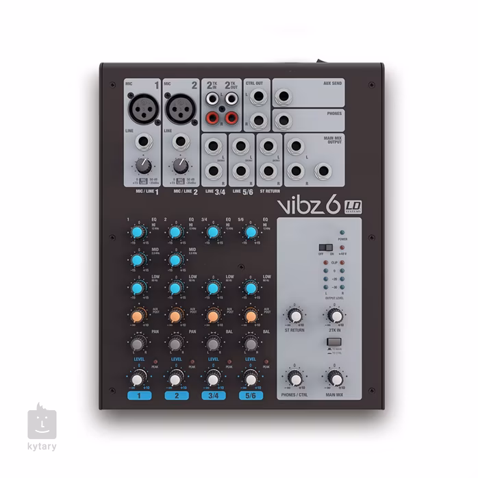 LD Systems VIBZ 6 - Analógový mixážny pult