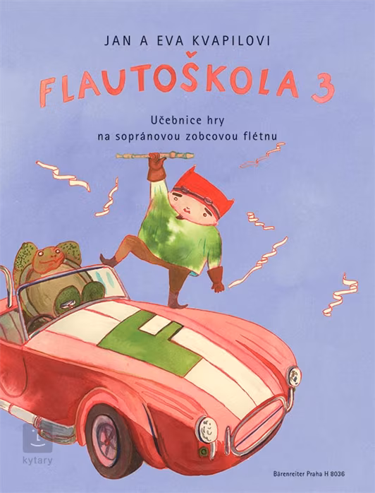 KN Flautoškola 3 - Učebnice hry na sopránovou zobcovou flétnu - Škola hry na zobcovej flaute