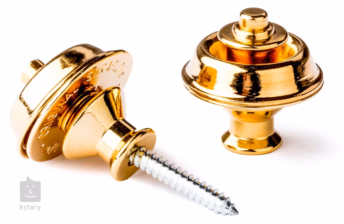 Dunlop Straplok Dual Design Gold - Zámky na popruh