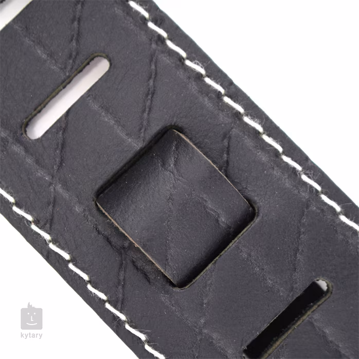 Richter Raw II Contour Sew Black - Gitarový popruh