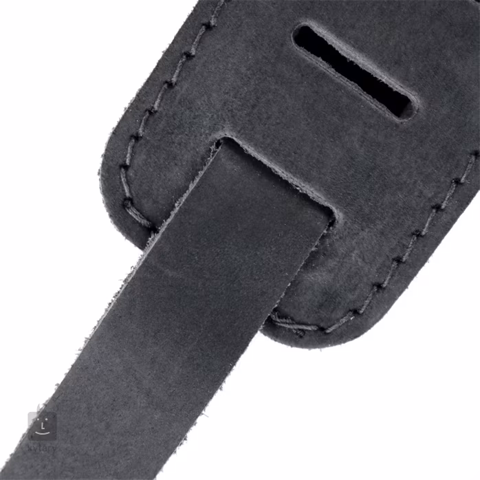 Richter Raw II Contour Waxy Suede Black - Gitarový popruh