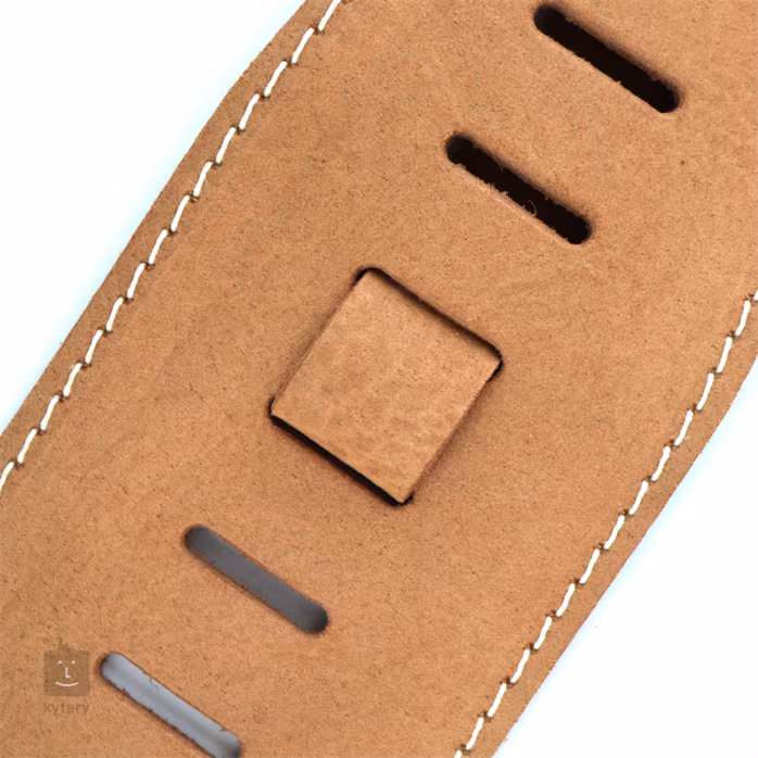 Richter Raw III Contour Waxy Suede Natural - Gitarový popruh