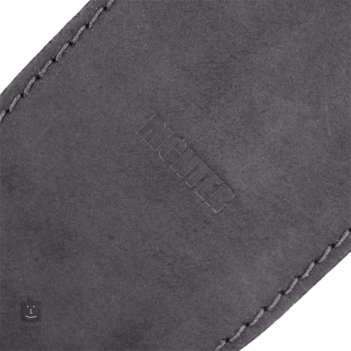 Richter Raw III Contour Waxy Suede Black - Gitarový popruh