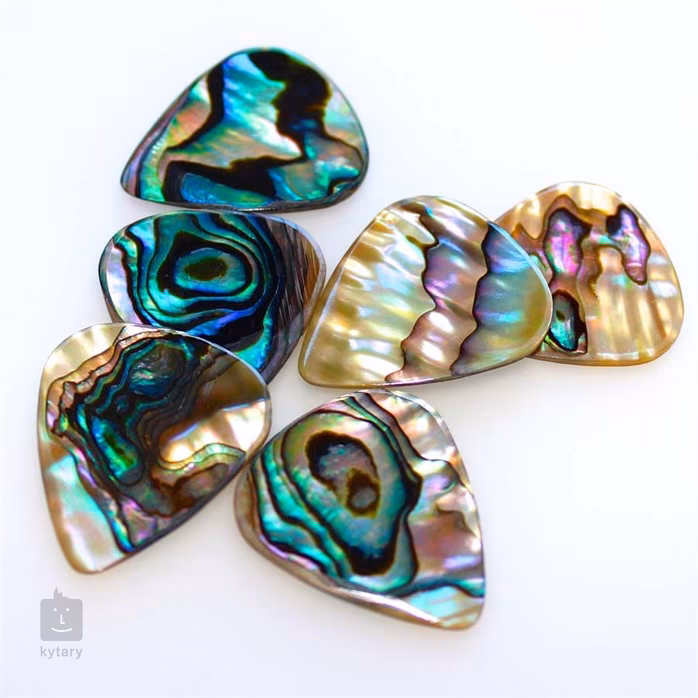 Timber Tones Abalone Tones Green Abalone Pick - Brnkadlo