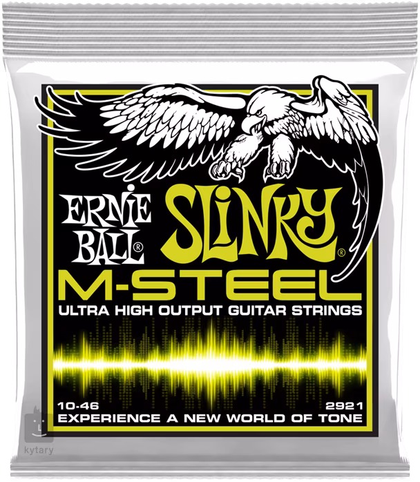 Ernie Ball 2921 M-Steel Regular Slinky - Struny na elektrickú gitaru