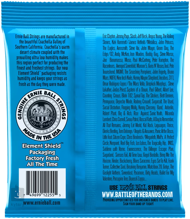 Ernie Ball 2255 Pure Nickel Extra Slinky - Struny na elektrickú gitaru