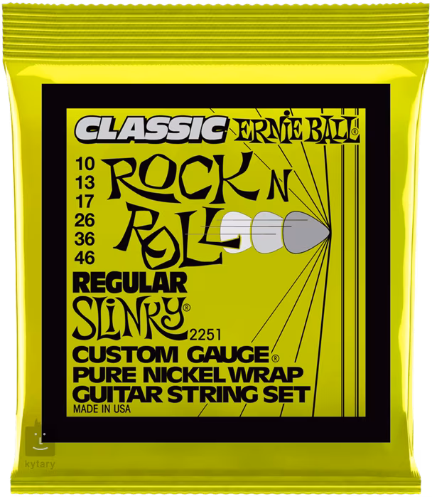 Ernie Ball 2251 Pure Nickel Regular Slinky - Struny na elektrickú gitaru