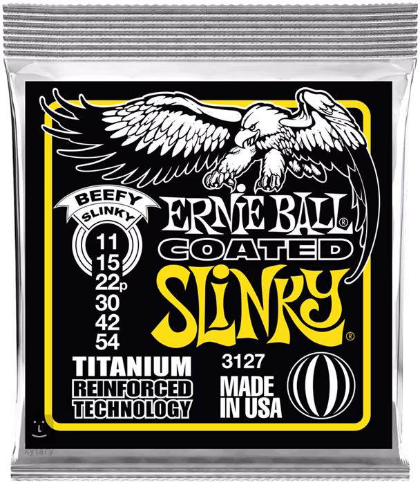 Ernie Ball 3127 Titanium Beefy Slinky - Struny na elektrickú gitaru
