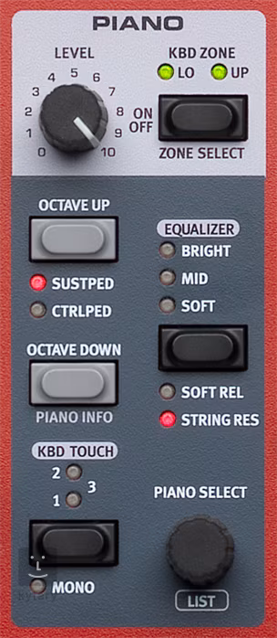 Nord Electro 6D 73 (použité) - Prenosné digitálne stage piano, organ