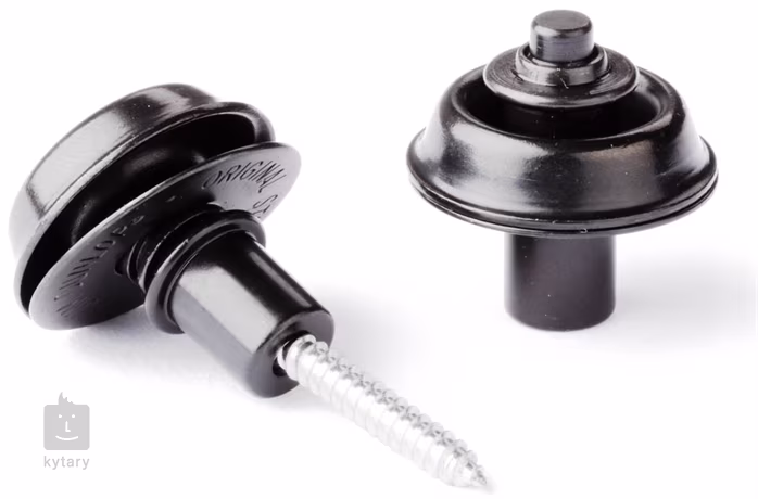 Dunlop Straplok Flush Mount Black - Zámky na popruh