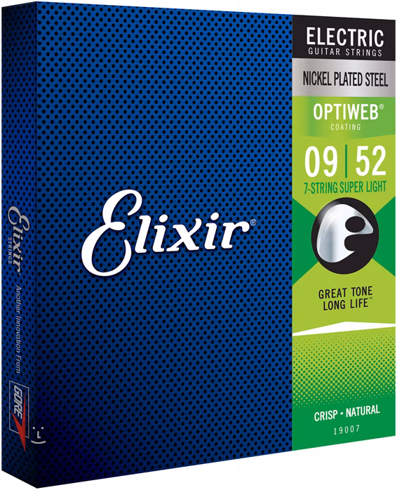 Elixir Optiweb 7-String Super Light - Struny na sedemstrunovú elektrickú gitaru