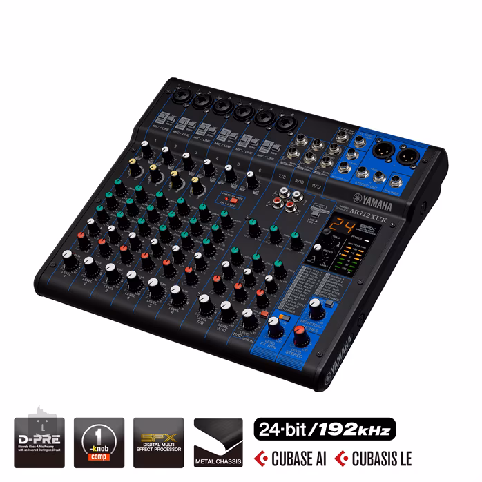 Yamaha MG12XUK - Analógový mixážny pult