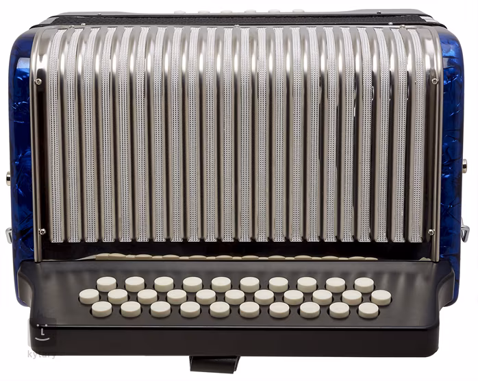 Hohner Corona III BbEbAb, dark blue - Diatonický akordeón