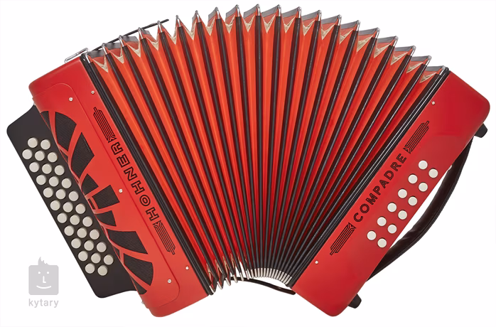 Hohner Compadre GCF, red - Diatonický akordeón