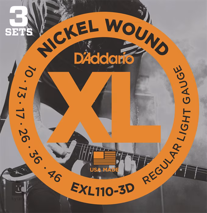 D'Addario EXL110-3D - Struny na elektrickú gitaru
